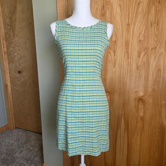 Vintage y2k or 90s plaid mini dress mod girl size 6 - Picture 1 of 3